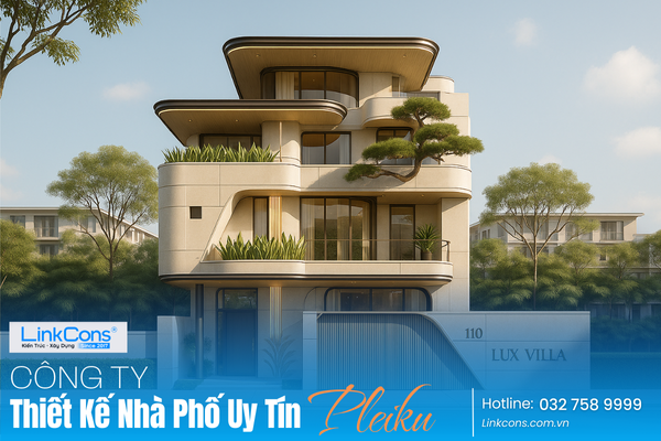 Công Ty Thiết Kế Nhà Phố Uy Tín Pleiku - Tư Duy Kiến Trúc Hiện Đại, Thực Tế, Hiệu Quả