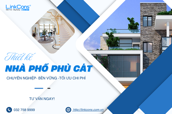 Thiết Kế Nhà Phố Phù Cát – Không Gian Sống Lý Tưởng Đẹp, Bền Vững Và Tối Ưu