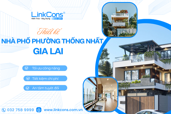 Thiết Kế Nhà Phố Phường Thống Nhất, Tỉnh Gia Lai – Giải Pháp Cho Không Gian Sống Đẹp Và Bền Vững