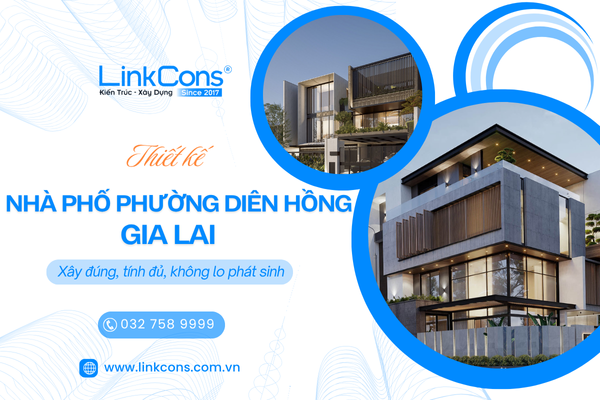 Thiết Kế Nhà Phố Phường Diên Hồng, Tỉnh Gia Lai – Giải Pháp Cho Không Gian Sống Đẹp Và Bền Vững