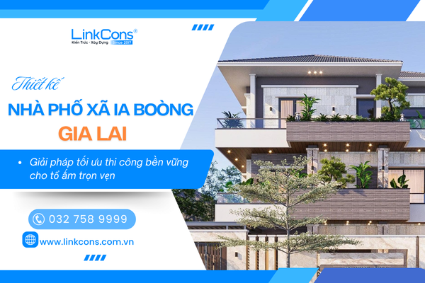 Thiết Kế Nhà Phố Xã Ia Boòng, Tỉnh Gia Lai – Giải Pháp Cho Không Gian Sống Đẹp Và Bền Vững
