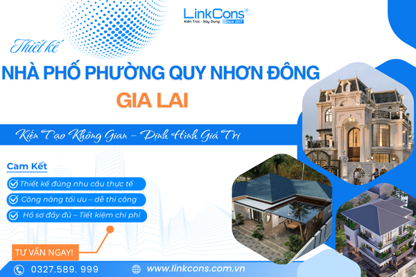 Thiết Kế Nhà Phố Phường Quy Nhơn Đông Tỉnh Gia Lai – Giải Pháp Cho Không Gian Sống Đẹp Và Bền Vững