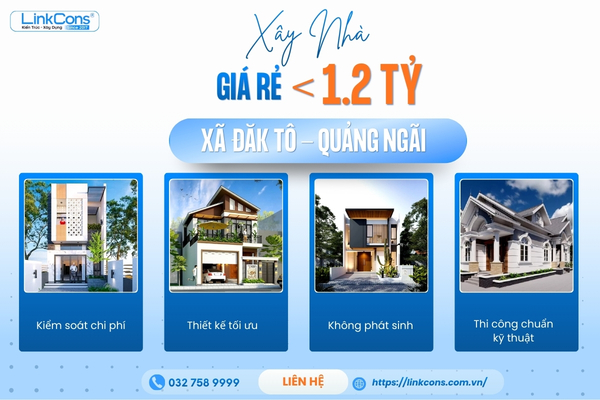 Xây Nhà Giá Rẻ Dưới 1,2 Tỷ Xã Đăk Tô, Quảng Ngãi – Giải Pháp An Cư Hiệu Quả