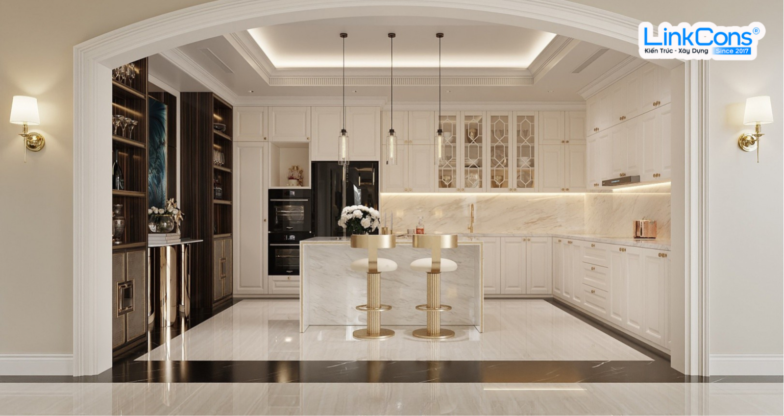 Thiết kế biệt thự tân cổ điển Neo Classical - Linkcons