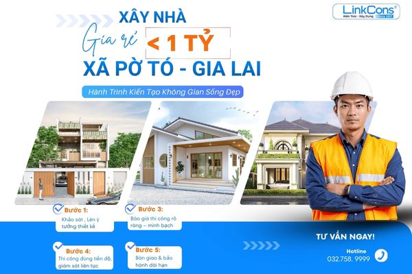 Xây Nhà Giá Rẻ Dưới 1 Tỷ Xã Pờ Tó Gia Lai – Giải Pháp Tiết Kiệm Chi Phí, Đúng Chuẩn Thi Công
